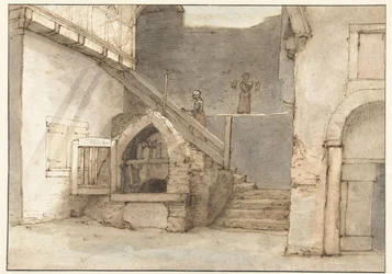Water Well by the City Wall in Bacharach