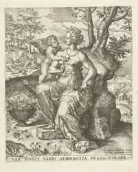 Spring: Venus and Cupid