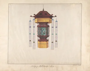 Design for Hall Lamp No.9