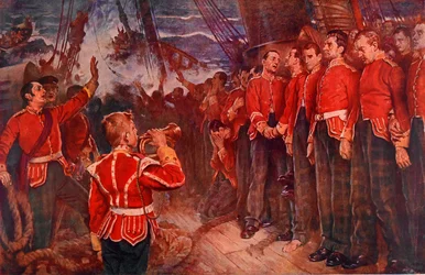 The sinking of the Birkenhead, 25 February 1852