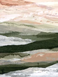 Abstract Layered Mountains