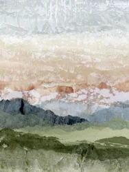 Abstract Mountain Hues