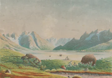 The Lake of Kuggsuak at Tasermiut, Greenland