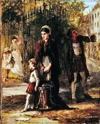 Players - sketch for a painting