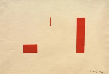 Untitled (Red Collage / Red Adhesive Image)