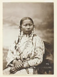 Spotted Fawn, Cheyenne bride, 1879