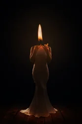 Ethereal Candle Figure