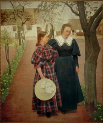 Spring. Ebba and Sigrid Kähler