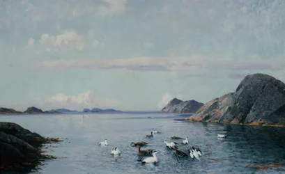 Southern Coast with Sea Birds