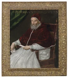 Portrait of Pope Gregory XIII, Three-Quarter-Length, Seated