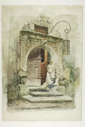 Two Women in a Doorway