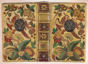 Mosaic binding signed by Le Monnier and bearing the monogram of Maria Josepha of Saxony