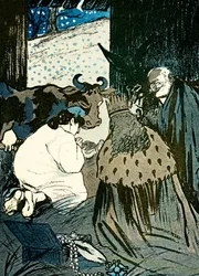 Emile Loubet and Marianne Welcome the Wise Men into the Manger
