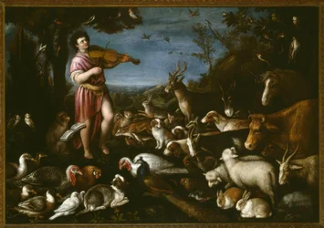 Orpheus Enchants the Animals