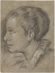 Portrait of a Boy, Facing Left