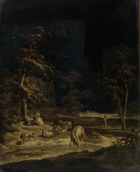 Shepherdess with Sheep