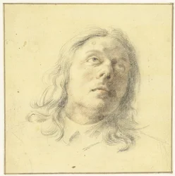 Head of a Man, Looking Up