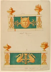 Design for Two Andirons