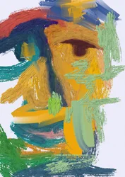 Colorful Abstract Face