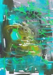 Dynamic Teal Green Flow