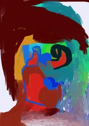 Vibrant Abstract Figure