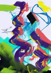 Vibrant Abstract Swirls