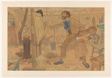 Studio of a Modern Painter (original title on object)