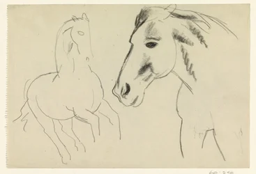 Galloping Horse and Horse Head