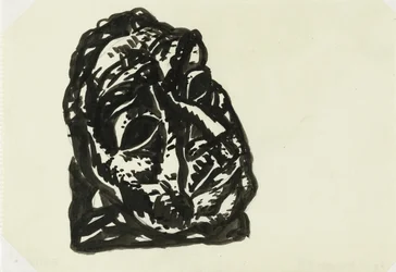Head of a Man Looking Upwards to the Right
