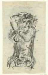 Naked Sitting Woman