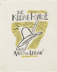 Design for a Book Cover: Aart van der Leeuw, De kleine Rudolf, 1930