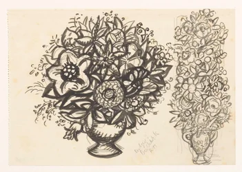 Two Vases with Flowers