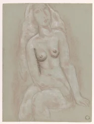 Seated Female Nude