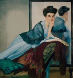Lady in Blue