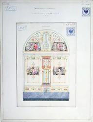 Mural design for the Hermitage, St. Petersburg, c.1840