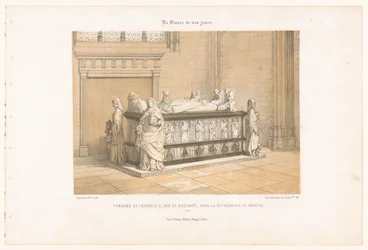Tomb of François II of Brittany in the cathedral of Nantes