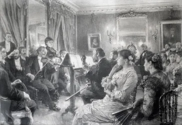 The Quartet or The Musical Evening at the House of Amaury Duval