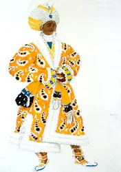 A Young Rajah, ballet costume design