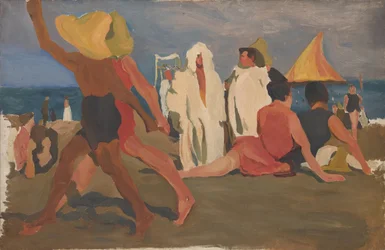 Bathers on the Lido, Venice Serge Diaghilev and Vaslav Nijinsky on the Beach