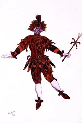 Costume design for Mirliton, from Sleeping Beauty