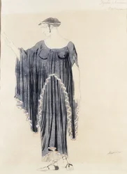Costume design for Oedipus at Colonnus- Antigone, c. 1899 to 1909
