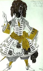 Costume design for Porphyrophores, from Sleeping Beauty