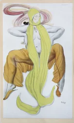 Costume design for the Ballet La Légende de Joseph by R. Strauss