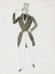 Costume Design for the Ballet Carnaval by R. Schumann