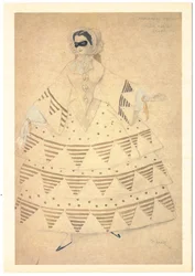 Costume Design for the Ballet Carnaval by R. Schumann
