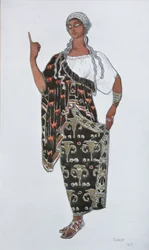 Costume Design for the Opera Fedra by Ildebrando Pizzetti