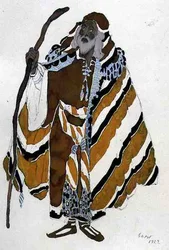 Costume for the Old Man in Yellow, from The Martyr of St. Sebastian