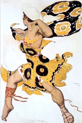 Ephebe, costume design for a Ballets Russes production of Tcherepnins Narcisse