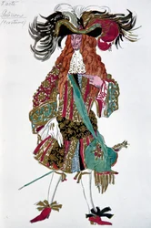 Galisson. Costume Design for the Ballet Sleeping Beauty by P. Tchaikovsky, 1921