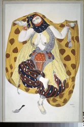 Odalisque, Costume Design for the Ballet Sheherazade by N. Rimsky Korsakov